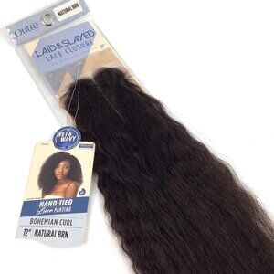 Outre Laid & Slayed Bohemian Curl Lace Closure 12" Natural Brown